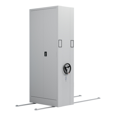 臻远 ZY-MJJA-22 手摇密集架移动档案柜钢制轨道密集柜 通门 一列1组