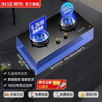 樱雪(INSE)燃气灶双灶 5.2KW煤气灶然气灶嵌入式台式·灶台液化气家用炉具Q2327B天然气