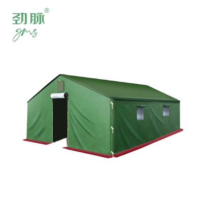 劲脉 露营/旅游/登山帐篷 户外工地帐篷 帆布地梁款-4*3 顶