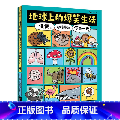 单本全册 [正版]童书 地球上的爆笑生活便便树懒和你的一天 科普学习新方式科普百科笑着学让知识既有广度又有深度
