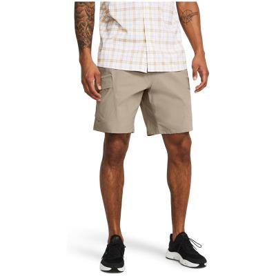 Under Armour安德玛运动短裤男舒适耐用透气耐磨米色平纹