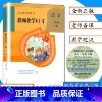 二年级下 [正版]人教社教师用书二年级下册语文人教版小学语文二年级下教学参考人教教师教学用书语文2年级下册人教社教科书二