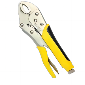 欧克(Ouke)圆口夹钳子快速夹 固定夹持钳 圆嘴大力钳10英寸250mm 胶柄(OK-3055) OK-3055