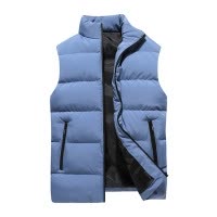 马甲男女情侣秋冬季新款立领保暖羽绒棉服无袖背心马甲休闲外套男