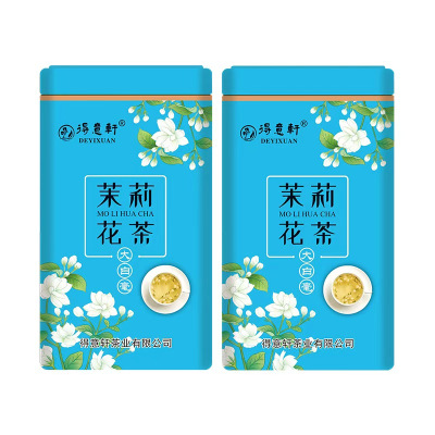 得意軒 茉莉花茶 大白毫 特级 125g 罐
