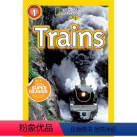 Trains [正版]100元10本 英文原版进口国家地理分级阅读初阶段初级National Geographic Ki