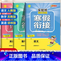 [四年级江苏版3本]语数英寒假衔接 小学通用 [正版]2024新实验班寒假衔接一年级二年级四五六三年级上册下册小学语文数