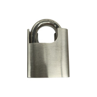 苏识 单开HBBLY60mm 不锈钢 弧形半包梁 叶片锁 (计价单位:个) 银色