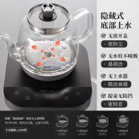 小熊(Bear)煮茶器养生壶 玻璃加厚黑茶煮茶壶小型迷你办公室蒸茶器 ZCQ-K08E1 0.8L