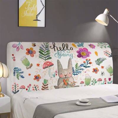 床头套罩 床头罩全包软包床靠背罩北欧风格简约现代可拆洗 小迷兔 高度50~65*长度180cm(通用