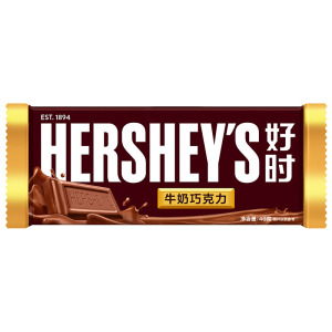 好时(Hershey’s)Hershey's/好时巧克力排块40g牛奶黑巧巴旦木白巧风味休闲零食品糖果