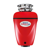 [F3evo升级款]贝克巴斯Becbas F3 Plus家用食物垃圾处理器 厨余粉碎机 搭配白色自动出水装置