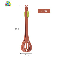 手动打蛋器多功能食品用尼龙家用烘焙捞面捞蛋食品夹 FENGHOU 红色