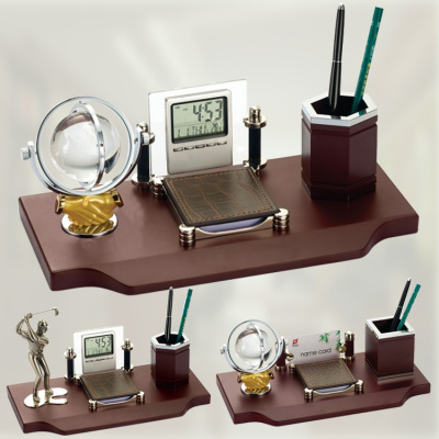 新款高档领导办公室简约现代创意老板办公桌摆件文台书房笔筒礼品惠恩HuiEn其他