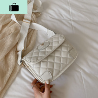 春夏质感女包2020新款韩版时尚宽肩带菱格百搭链条单肩斜挎小方包NEW LAKE女士单肩包