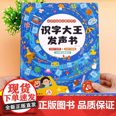 儿童识字书幼儿认字会说话的识字大王手指点读发声书儿童学习汉字2000幼儿认字早教有声看图卡片3000字学前宝宝认知启蒙教