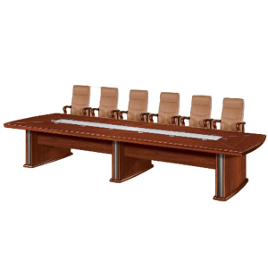 大央会议桌H-5560 6000W*2000D*760H办公家具会议桌长方形大型长桌简约现代会议室洽谈桌