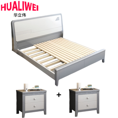 华立伟床+床头柜180cm套