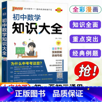 数学知识大全 初中通用 [正版]初中知识大全数学人教版七年级八九年级基础知识清单初一初二初三数学解题技巧公式定律基础手册