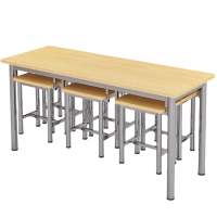 依韵珂餐桌一桌六椅160*60*75cm套