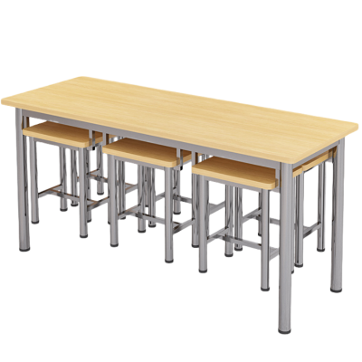 依韵珂餐桌一桌六椅160*60*75cm套