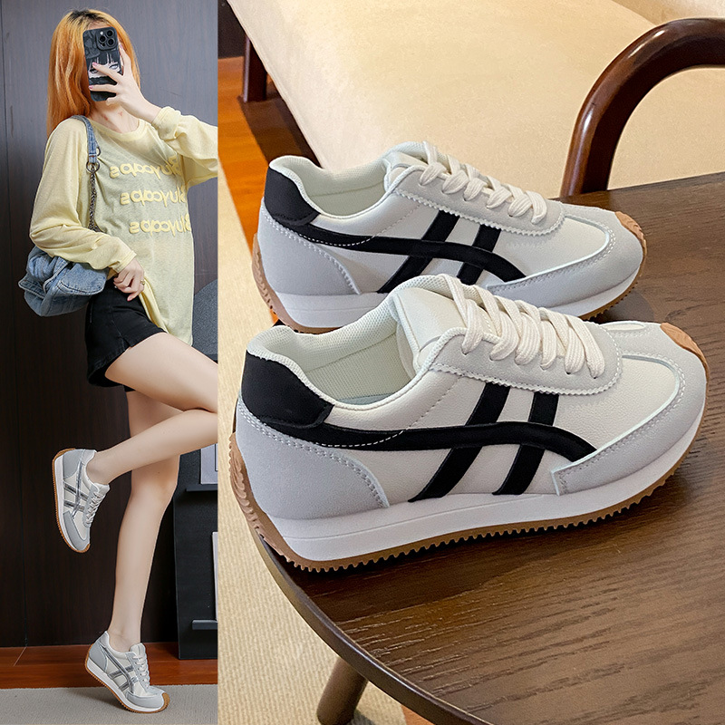 秋季新款韩版透气阿甘鞋女ins学生休闲鞋女德训跑步鞋_144