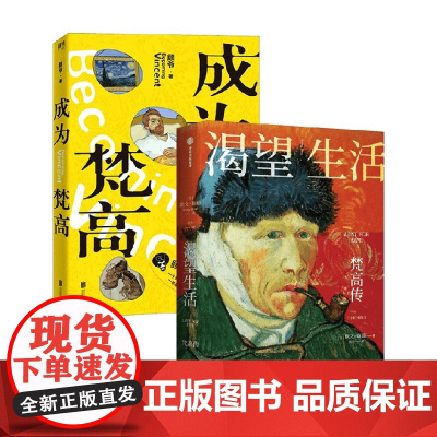 渴望生活梵高传+成为梵高 套装2册 顾爷 欧文·斯通 著 作品集