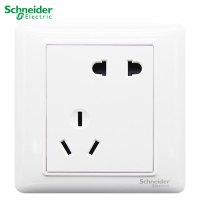 施耐德电气开关插座 睿意系列经典白 开关插座家用 86型 五孔电源插座单控电源面板电视电脑