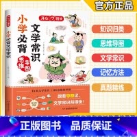 [正版]2024版小学必背文学常识思维导图1-6年级语文基础知识中国古现代文学文化常识积累大全小学生必背古诗词集锦彩图板