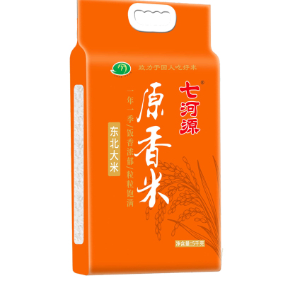 七河源原香米5kg 东北大米当季新米长粒香米
