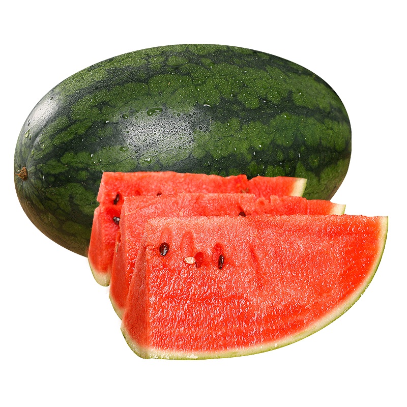 【果淳乐】越南黑美人西瓜4-5斤 当季新鲜水果