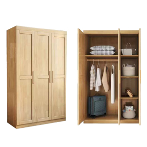 班龙实木衣柜三门120*56*196cm台