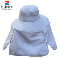 万山宏业 防晒帽 遮阳帽 肩渔夫帽 太阳帽 QT18 顶