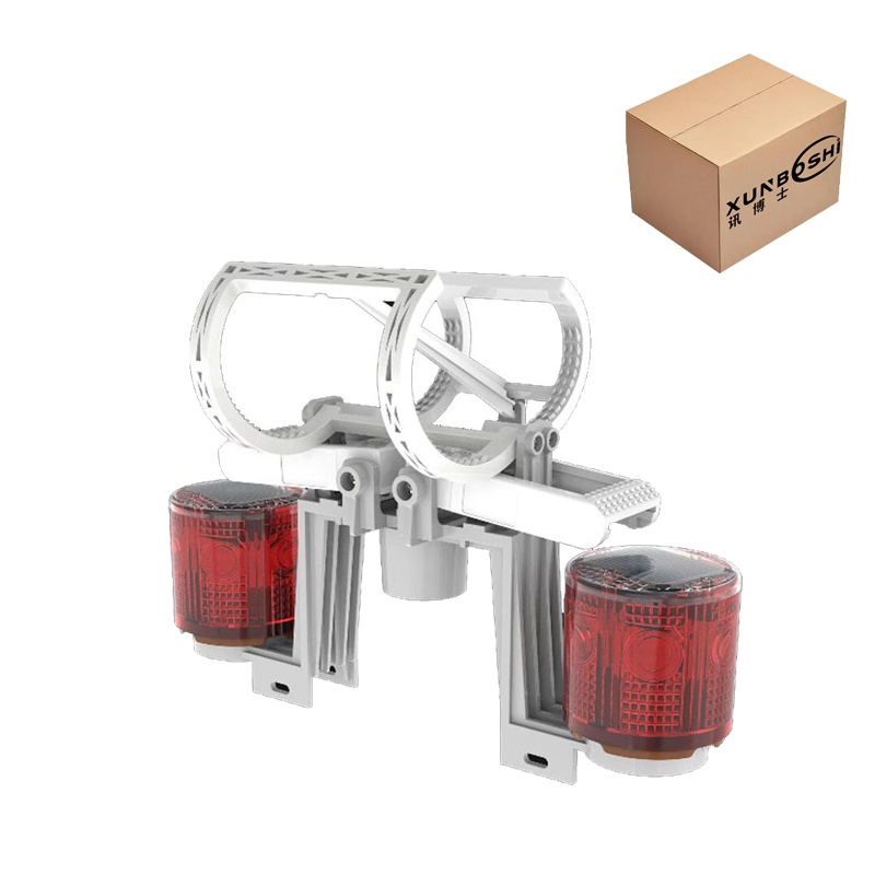 讯博士 TYNJSD530 0.4W IP67 12V 75次/min LED 太阳能警示灯(双头)(计价单位:盏)红色
