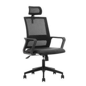 办公家具高端办公椅人体工学椅 家用椅子升降电脑椅靠背商务办公椅员工培训椅会议椅仅限公单拍单个人零售拍单不发货 黑色带头枕