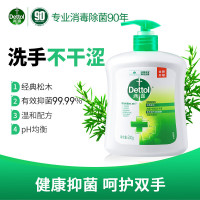 滴露(Dettol)健康抑菌洗手液松木500g瓶 消毒抑菌清爽去油