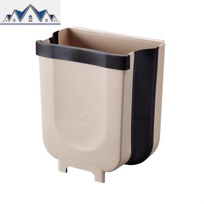 垃圾桶壁挂式家用厨房橱柜悬挂折叠分类垃圾筒卫生间厕所废纸篓 三维工匠