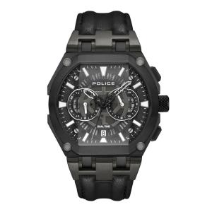POLICE 名品腕表石英防水商务简约男款黑色商务手表 Schwarz