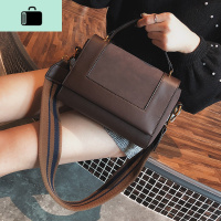 宽肩带时尚包包女2019女士新款潮韩版百搭港风手提复古斜挎单肩包NEW LAKE女斜挎包