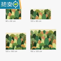 敬平 小树可裁剪丝圈入户门地垫进门口脚垫家用玄关定制防滑地毯防滑垫