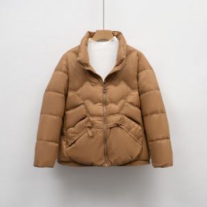 90绒纯色羽绒服女短款鸭绒小个子新款时尚女装上衣外套潮