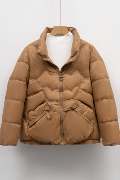 90绒纯色羽绒服女短款鸭绒小个子新款时尚女装上衣外套潮