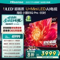 海信小墨E5Q Pro 65英寸超画质U+MiniLED墨晶屏 电视机E5NPRO升级