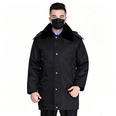 路安保多功能防寒服中长款可脱卸内胆件