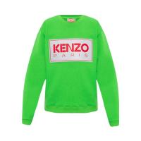 高田贤三(Kenzo)棉弹力卫衣男饰毛毡logo贴片罗纹下摆袖口运动百