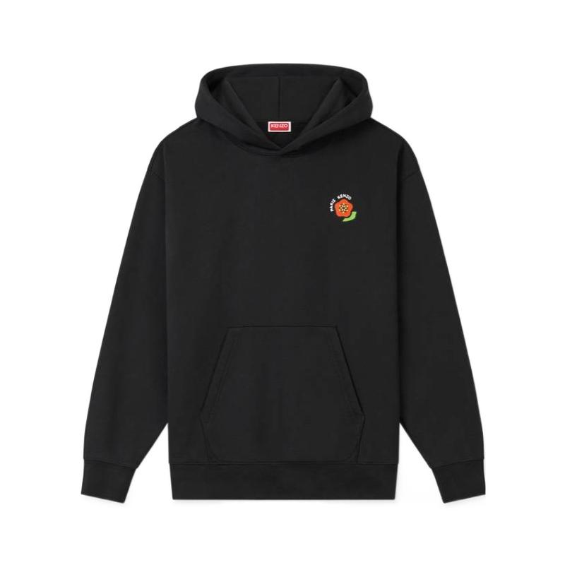 高田贤三(Kenzo)棉100舒适透气男款刺绣连帽衫休闲套头衫潮流over
