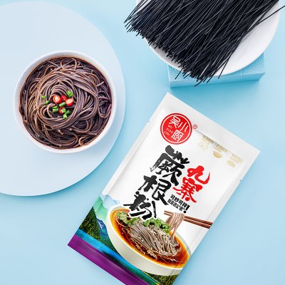 四川特产吴小厨蕨根粉200g*5袋木薯粉凉拌蕨根粉丝煮拌炒酸辣粉条粗粮