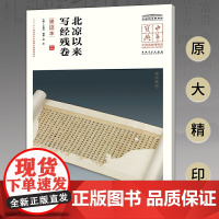 中华宝典——中国国家博物馆馆藏法帖书系(第四辑)·北凉以来写经残卷(墨迹本)