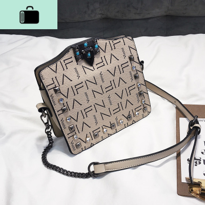 ins超火斜挎包女2020新款潮高级感洋气单肩包韩版百搭链条小包包NEW LAKE女士单肩包