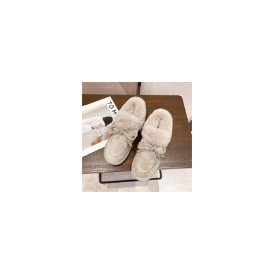 SUNTEK网红东北雪地靴女短筒保暖加绒加厚棉鞋冬季一脚蹬2020年新款洋气休闲鞋